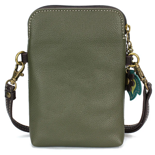 Truquoise Dragon Olive Cell Phone Crossbody Purse