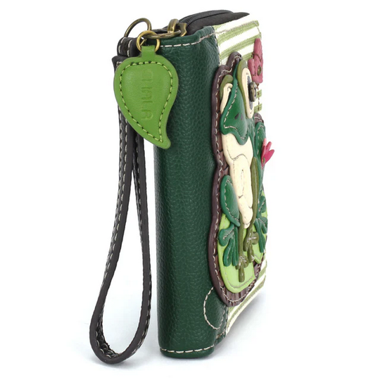 Lily Frog Zip-Around Wallet