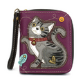 Tabby Cat Zip-Around Wallet