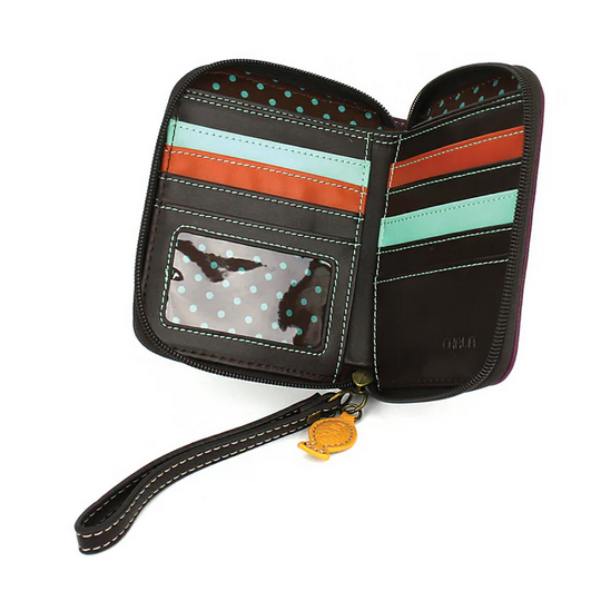 Tabby Cat Zip-Around Wallet