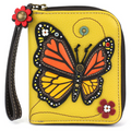 Monarch Butterfly Zip-Around Wallet