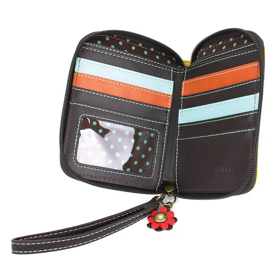 Monarch Butterfly Zip-Around Wallet