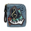 Piano Zip-Around Wallet