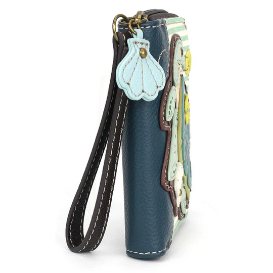 Sea Turtle Zip-Around Wallet