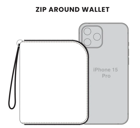 Sea Turtle Zip-Around Wallet