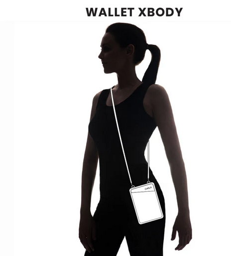 Blue Butterfly Wallet Crossbody