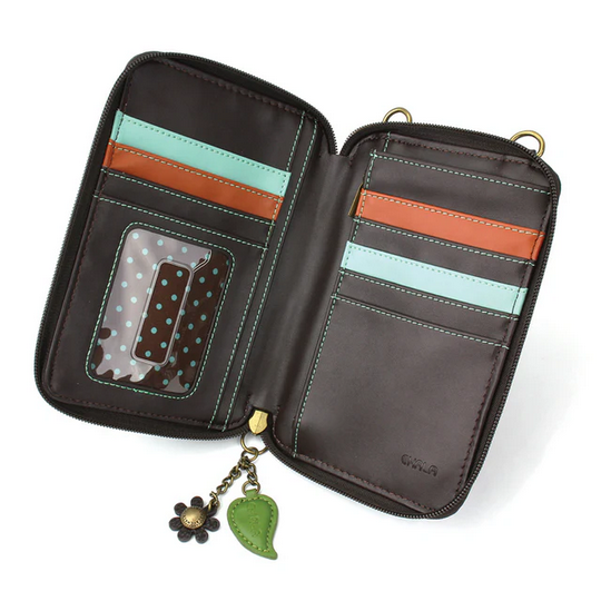 Peacock Wallet Crossbody