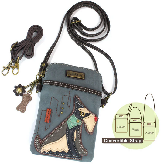 Schnauzer Cell Phone Crossbody