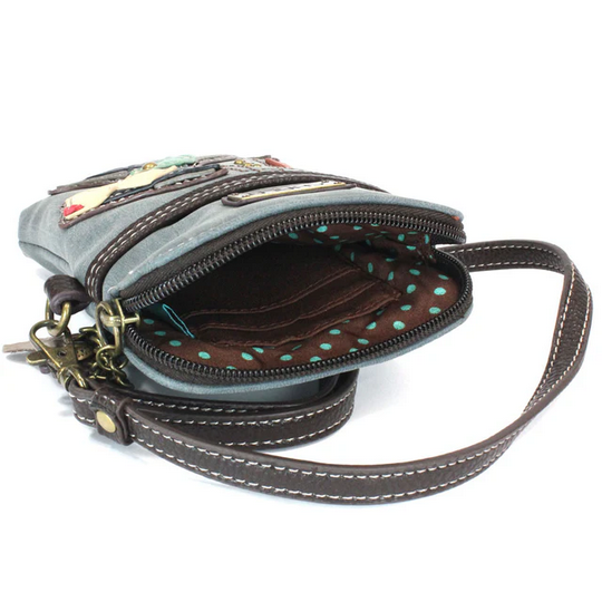 Schnauzer Cell Phone Crossbody