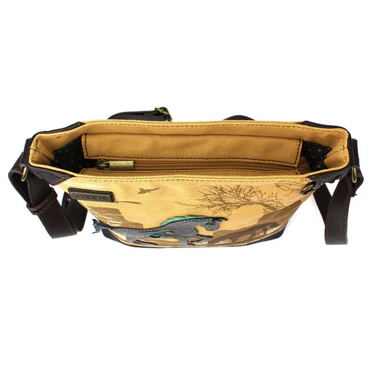 Horse Safari Canvas Crossbody