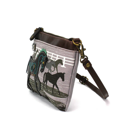 Horse Safari Canvas Mini Crossbody