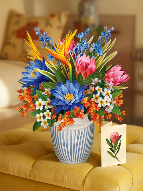 Tropical Paradise FreshCut Pop-Up Flower Bouquet
