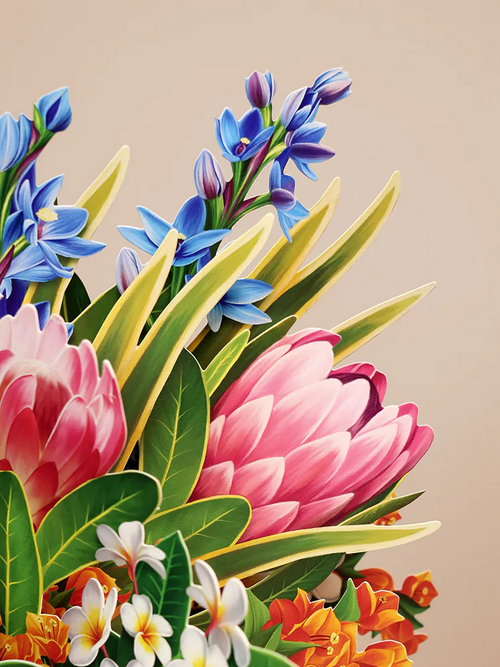 Tropical Paradise FreshCut Pop-Up Flower Bouquet