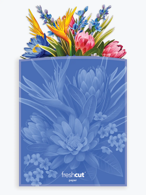 Tropical Paradise FreshCut Pop-Up Flower Bouquet