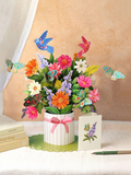 Enchanted Garden FreshCut Paper Pop-Up Flower Bouquet
