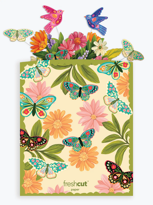 Enchanted Garden FreshCut Paper Pop-Up Flower Bouquet