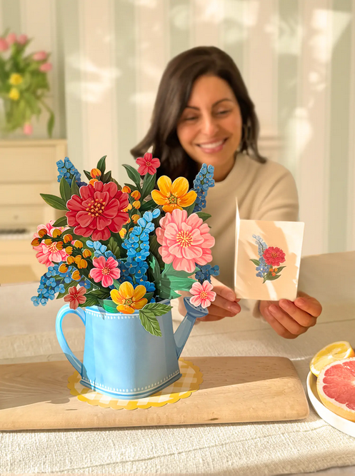 Sprinkle Of Sunshine FreshCut Paper Pop-Up Flower Bouquet