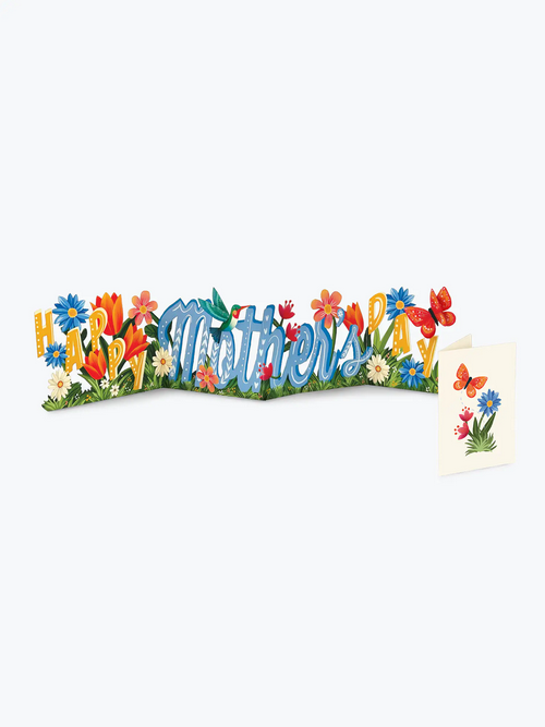 Mini Mother's Day Wishes FreshCut Paper Accordian Card
