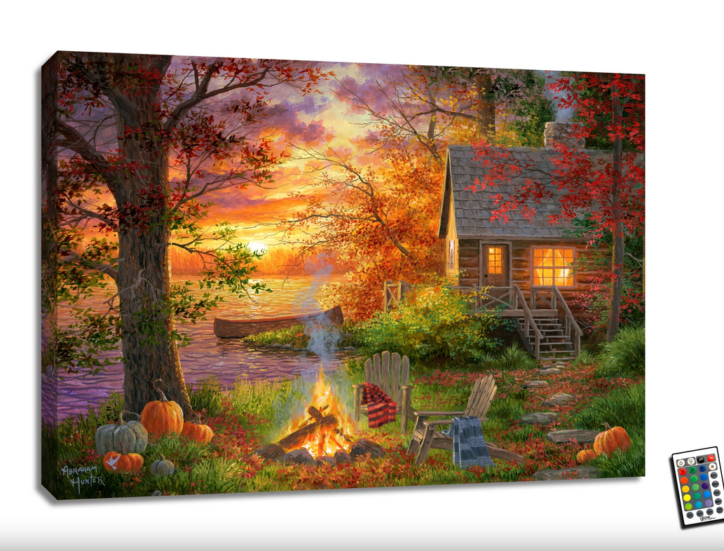 Sunset Serenity Backlit Illuminated Print
