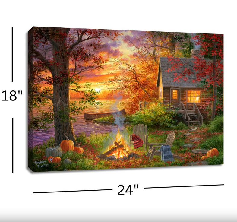 Sunset Serenity Backlit Illuminated Print