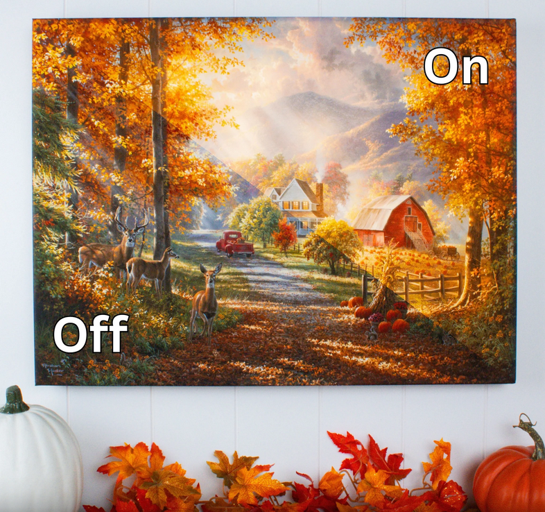Fall Memories Backlit Illuminated Print