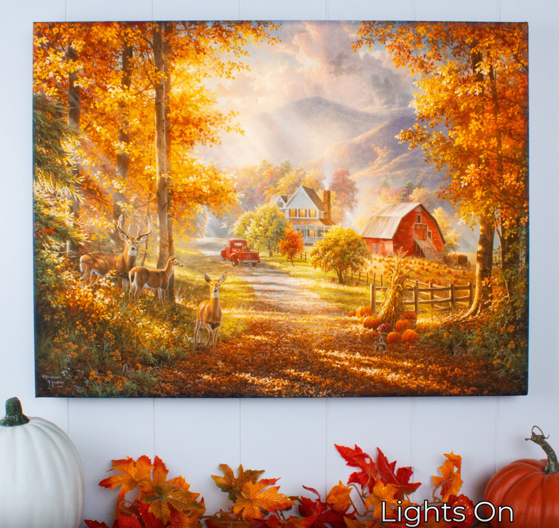 Fall Memories Backlit Illuminated Print