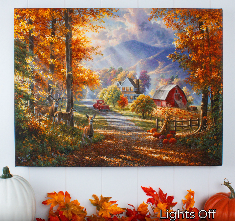 Fall Memories Backlit Illuminated Print