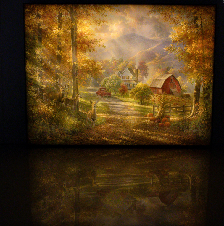 Fall Memories Backlit Illuminated Print