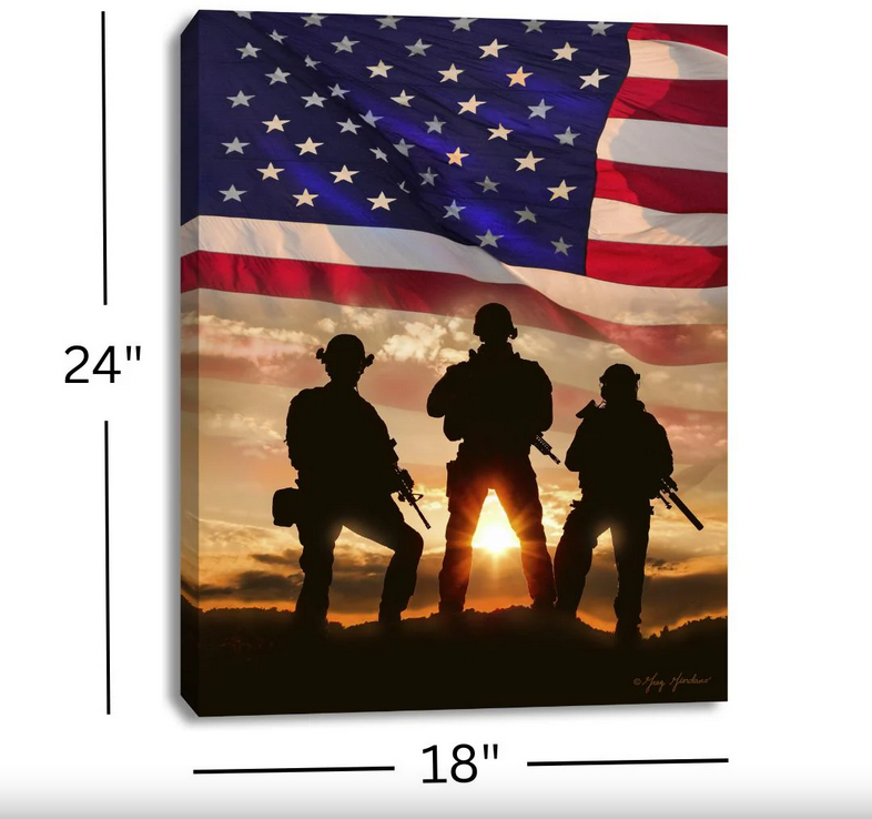Let Freedom Ring Backlit Illuminated Print