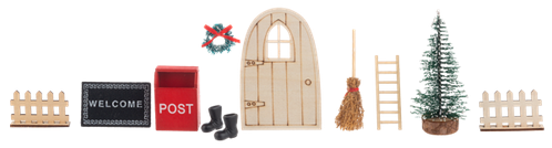 Merry Minis Welcome Christmas Figurine Set