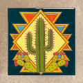 Southwestern Saguaro Cactus Tile/Trivet