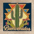 Southwestern Saguaro Bienvenidos Tile/Trivet