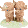 I'd Travel The Highlands To Be With You Precious Moments Highland Cow Figurine