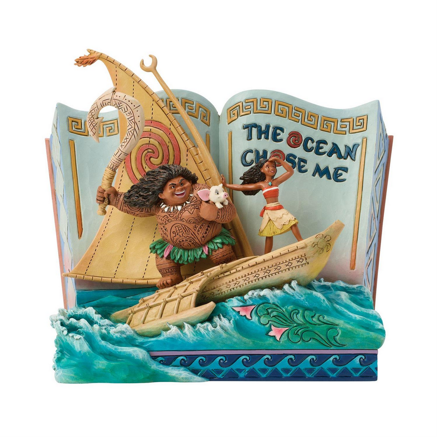 The Ocean Chose Me Jim Shore Moana Story Book Figurine