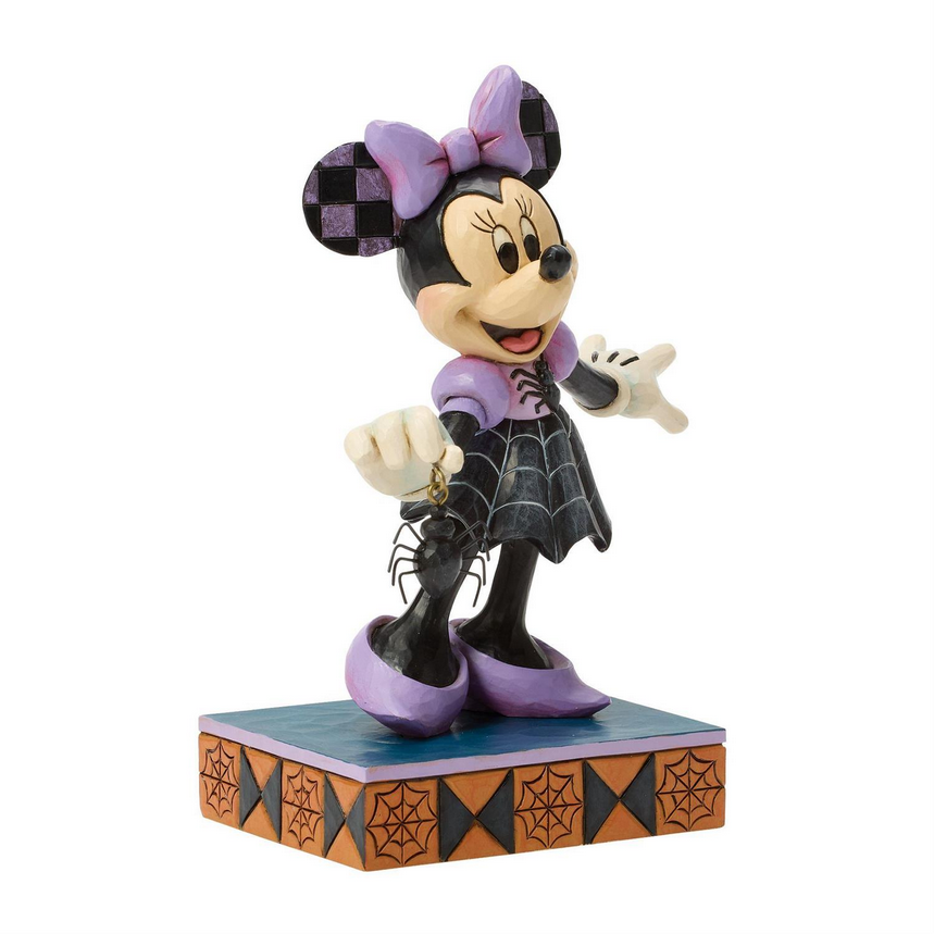 Web-tastic Halloween Minnie Mouse Jim Shore Figurine