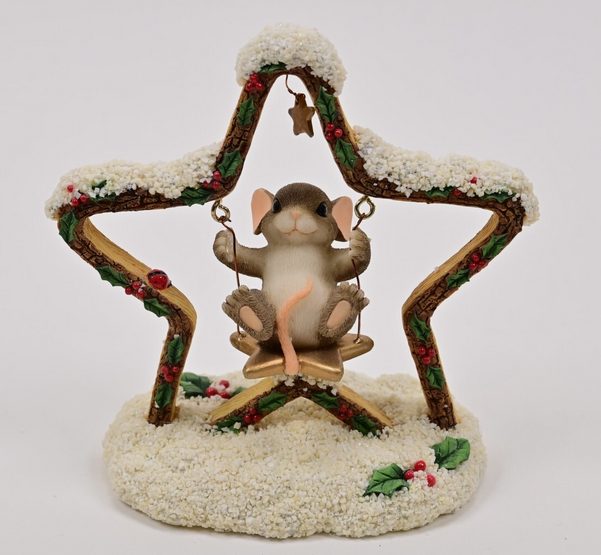 Swinging On A Star Charming Tails Figurine