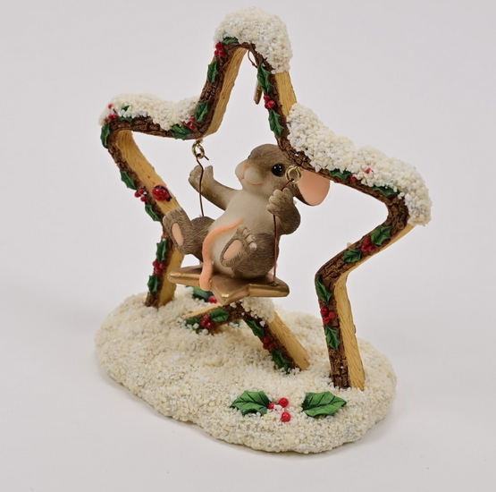 Swinging On A Star Charming Tails Figurine
