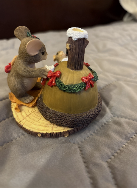 The Stockings Were Hung...Charming Tails Figurine
