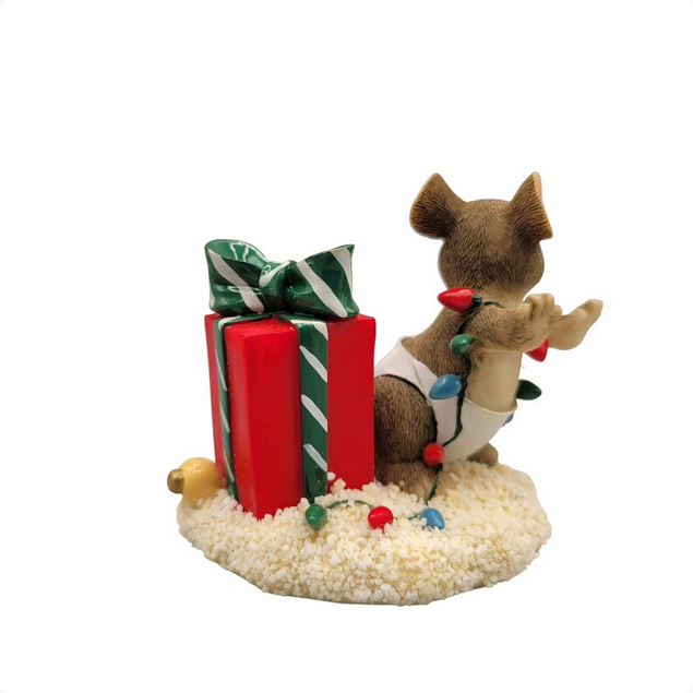 New Decorations Baby's 1st Christmas Charming Tails 1999 Dated Figurine