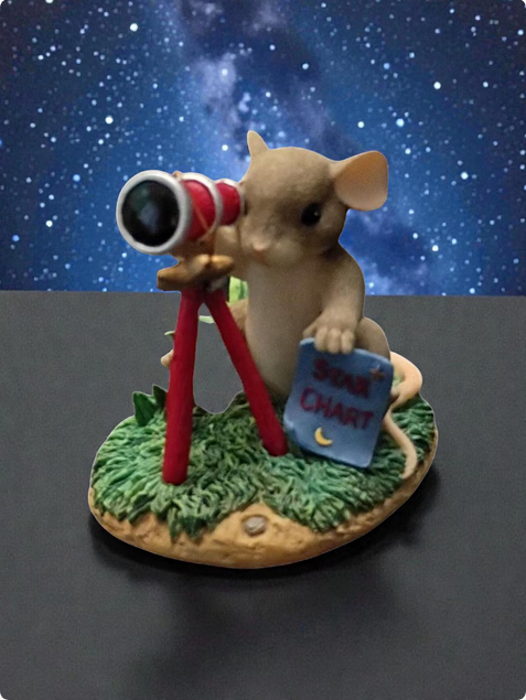 I Wish You Weren't So Far Away Charming Tails Figurine