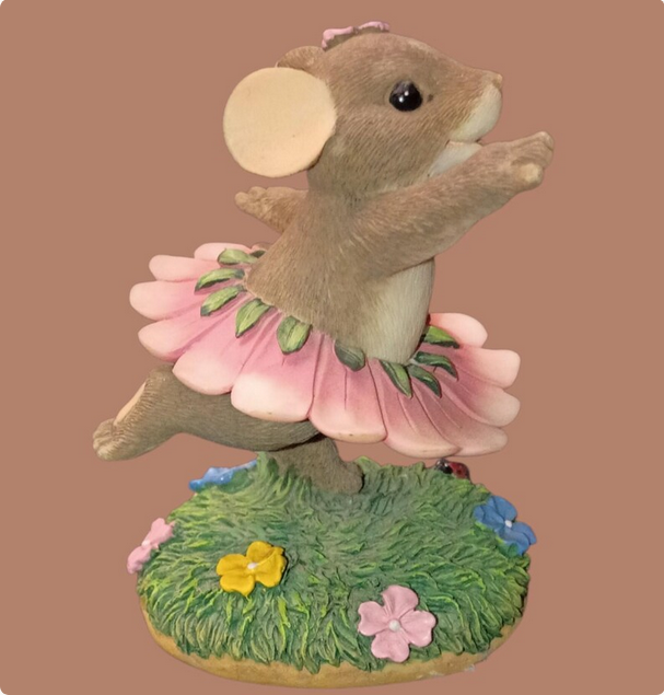 You're Always On Your Toes Charming Tails Ballerina Figurine