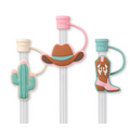 Giddy Up Straw Topper Set