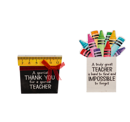 Teacher Hidden Message Gift Card Holder