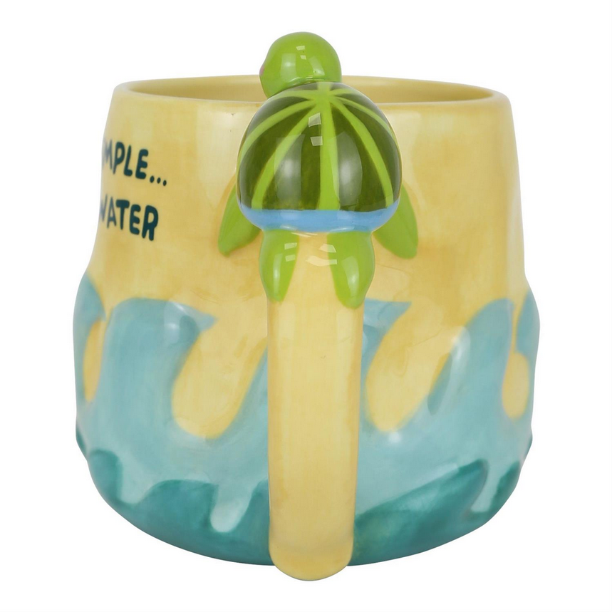 Turtle Sculpted Mug
