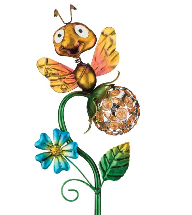 Bee Crystal Bug Solar Stake
