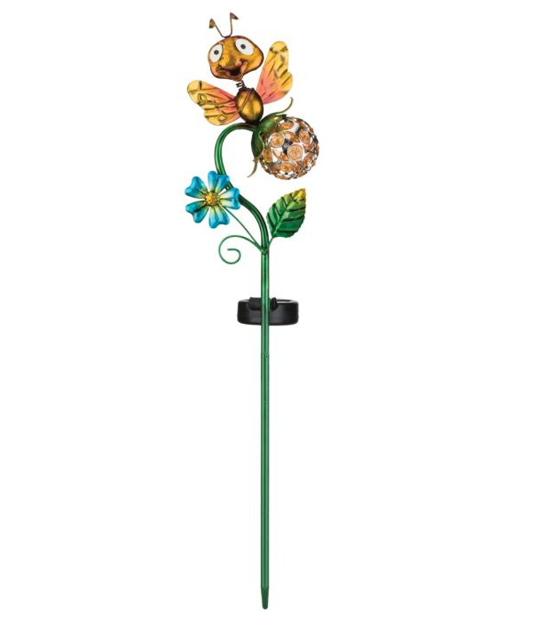 Bee Crystal Bug Solar Stake