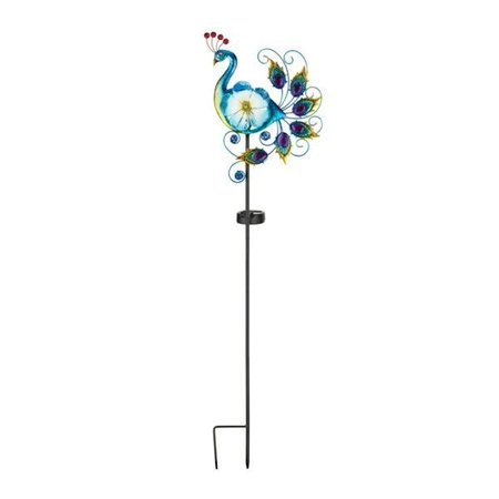 Peacock Solar Stake