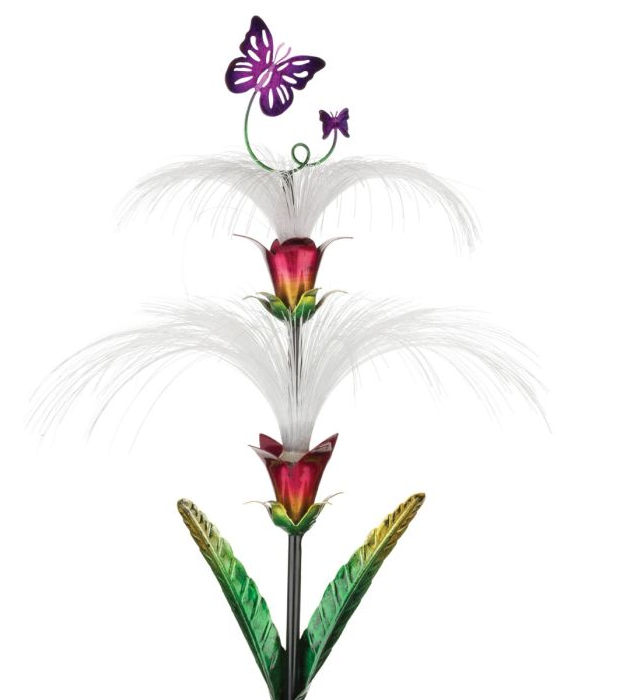 Butterfly Fountain Solar Stake