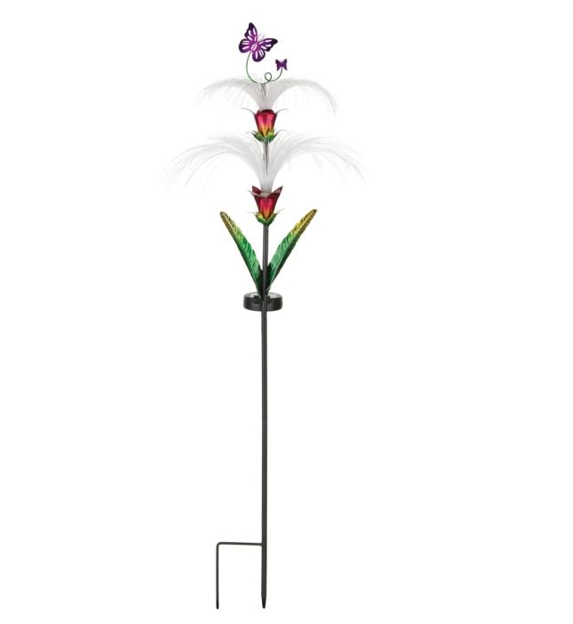 Butterfly Fountain Solar Stake
