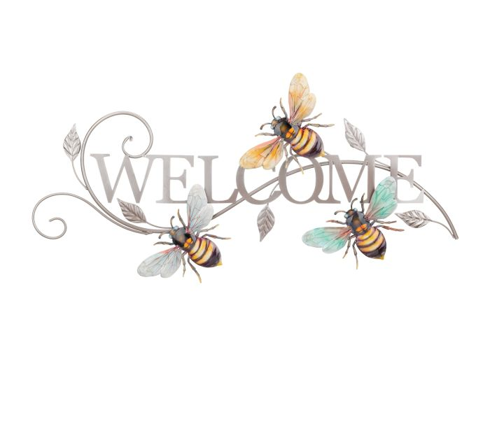 Bee Welcome Wall Decor